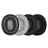 2 fundas de esponja para auriculares JBL Live 650BTNC/660/E65BTNC/Duet NC, funda de piel sintética para Live 650BTNC, funda negra para Live 650BTNC, funda gris para Live 650BTNC, funda de piel y terciopelo para Live 650BTNC